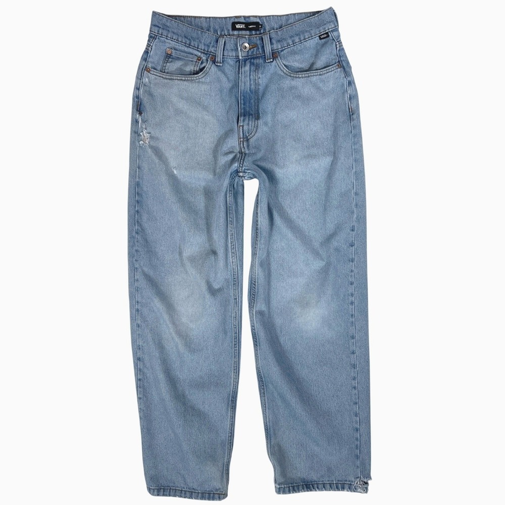 Vans Check 5 Baggy Fit Skate Jeans 30 Loose Wide Leg 90s Y2K Grunge Sk8 Skater